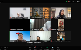 Forum zoom meeting Sosialisasi Kompetisi Kelas Sengketa