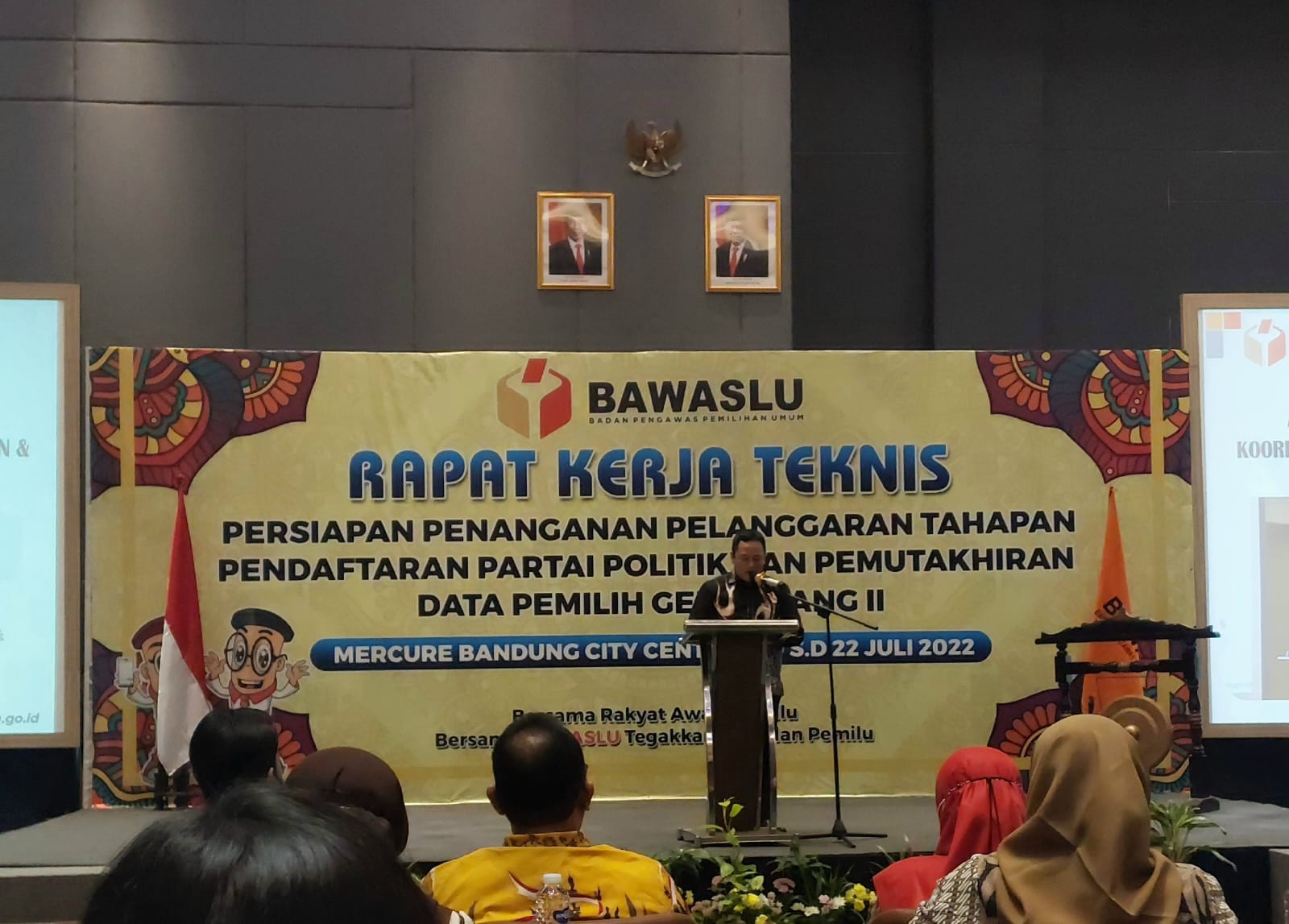 Bawaslu Kabupaten Kebumen ikuti Rakernis Persiapan Penanganan Pelanggaran tahapan Pendaftaran Partai Politik dan Pemutahiran Data Pemilih Gelombang II