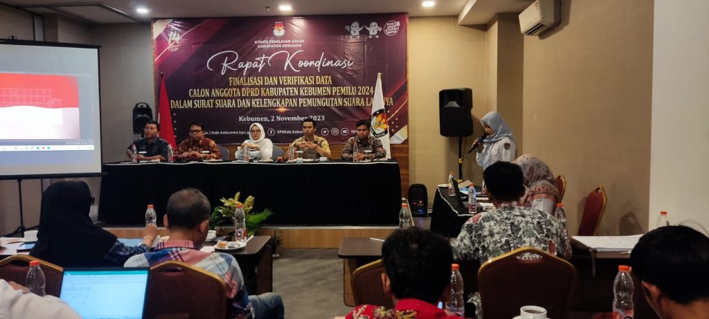 pengawasan proses vrifikasi data caleg