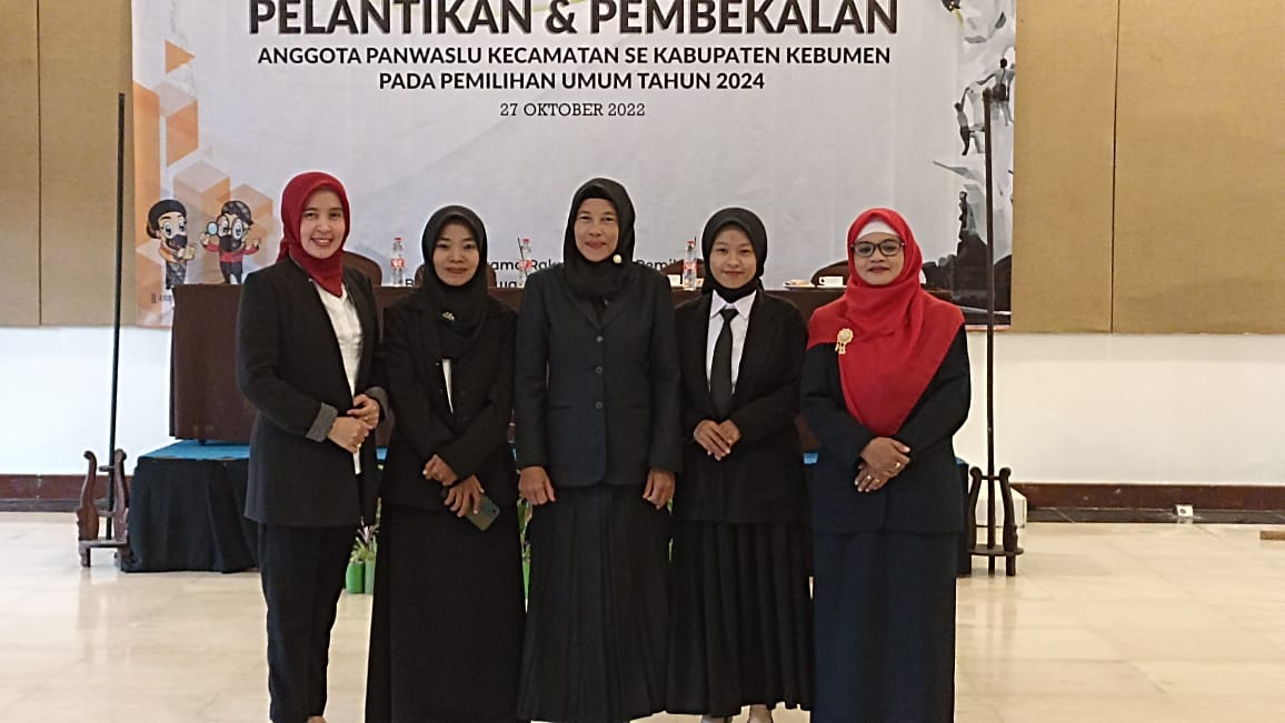 3 Srikandi Terpilih Menjadi Panwascam Kutowinangun