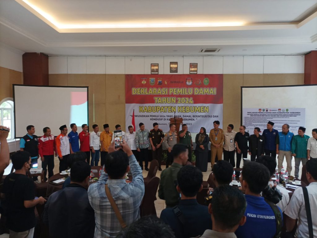 Deklarasi Pemilu Damai Tahun 2024 Kabupaten Kebumen