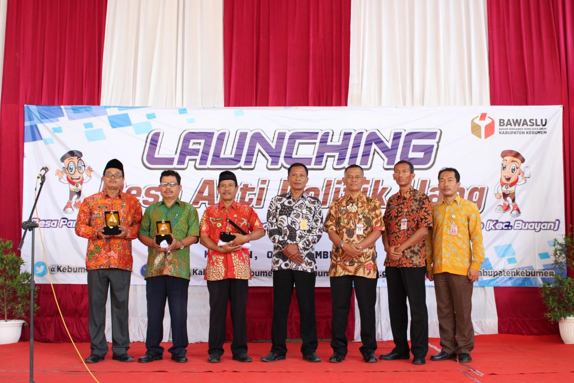 Bawaslu Kebumen Launching Desa Anti Politik Uang