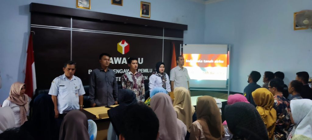 Rapat Koordinasi Kesiapan Panwaslu Kecamatan dalam Menghadapi Potensi Sengketa Proses Pemilu pada tahapan Kampanye