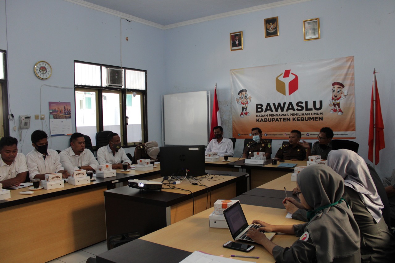 Tim Sentra Gakkumdu adakan Rapat Koordinasi bahas tentang Pemetaan Potensi pelanggaran di masa Pandemi Covid-19