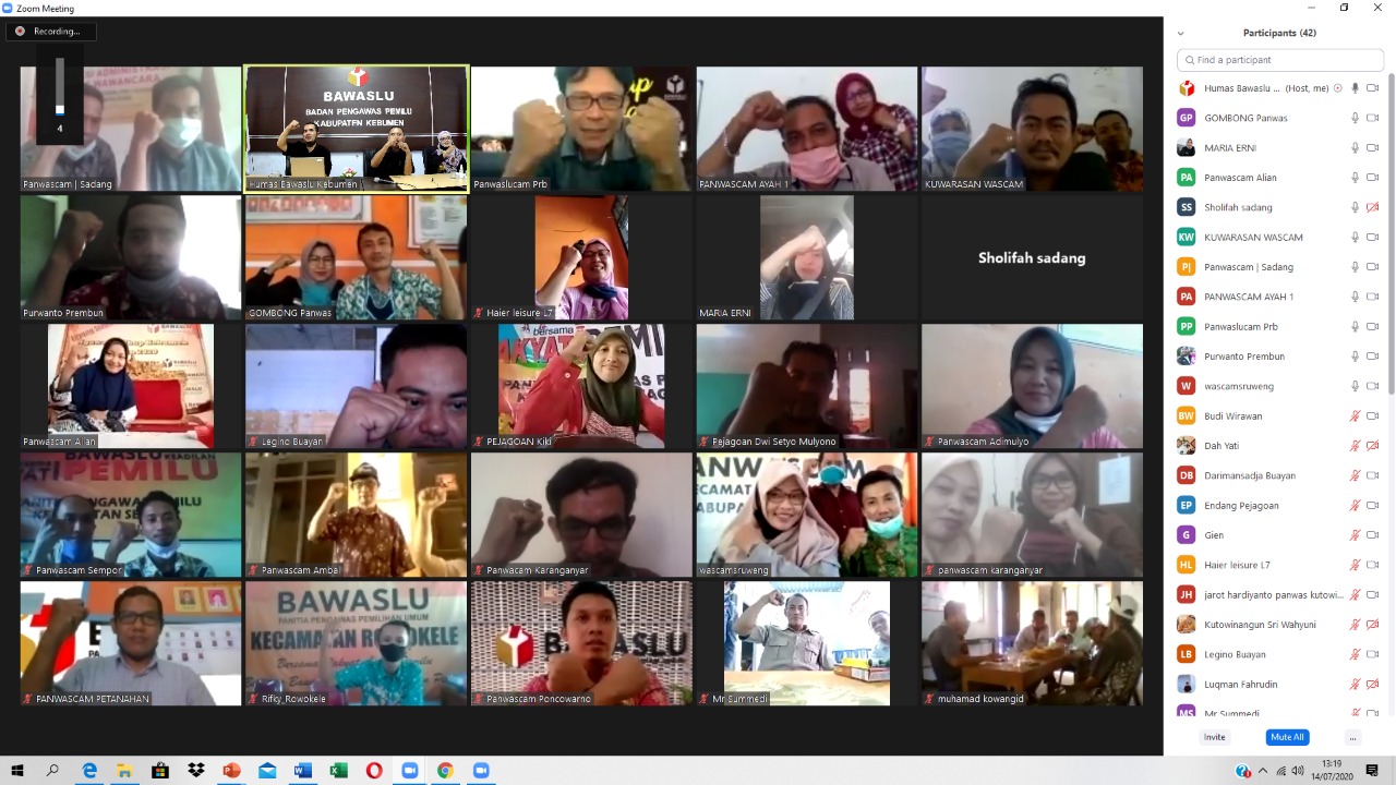 Panwascam Di Kebumen Petakan 27 Potensi Masalah dalam Coklit Data Pemilih