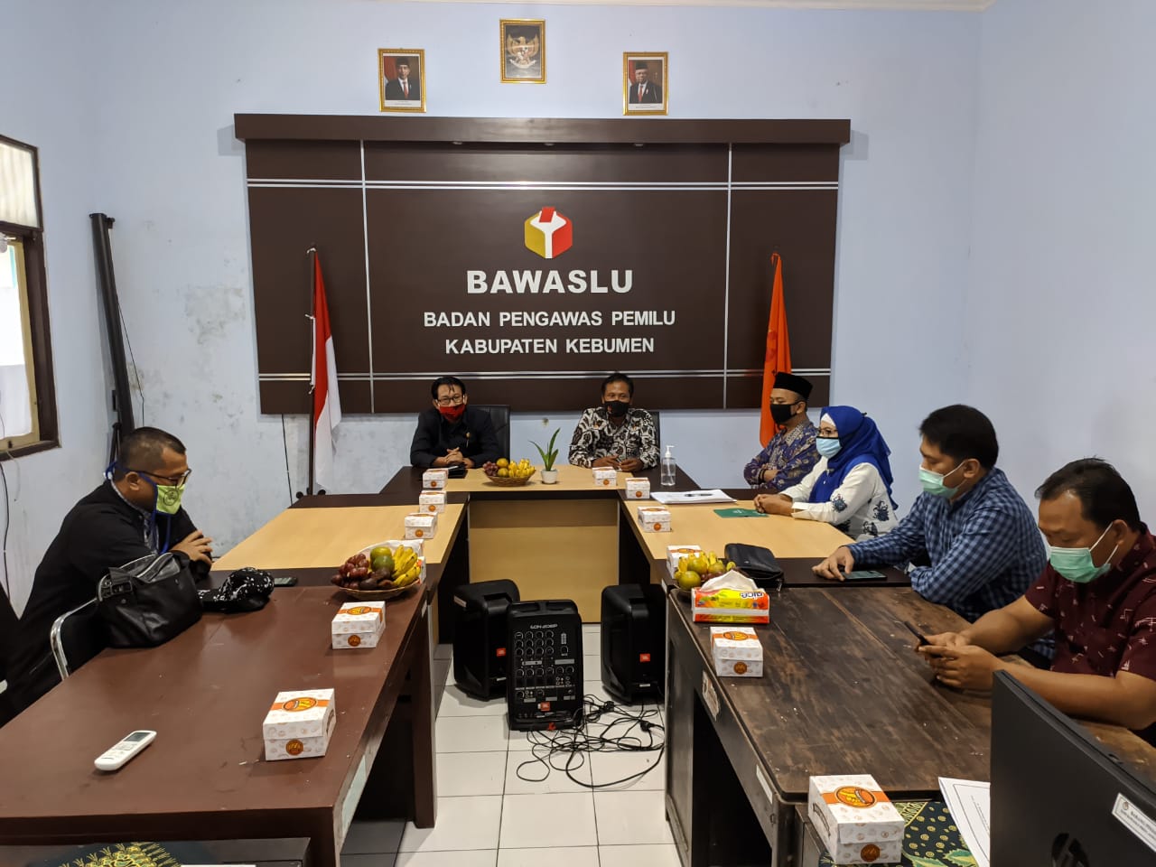 BAWASLU KABUPATEN KEBUMEN TERIMA KUNJUNGAN PROVINSI JAWA TENGAH