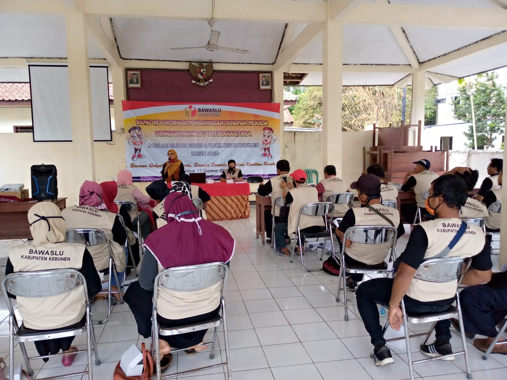 BAWASLU KABUPATEN KEBUMEN LAKSANAKAN SUPERVISI RAKOR PENGAWASAN TAHAPAN KAMPANYE