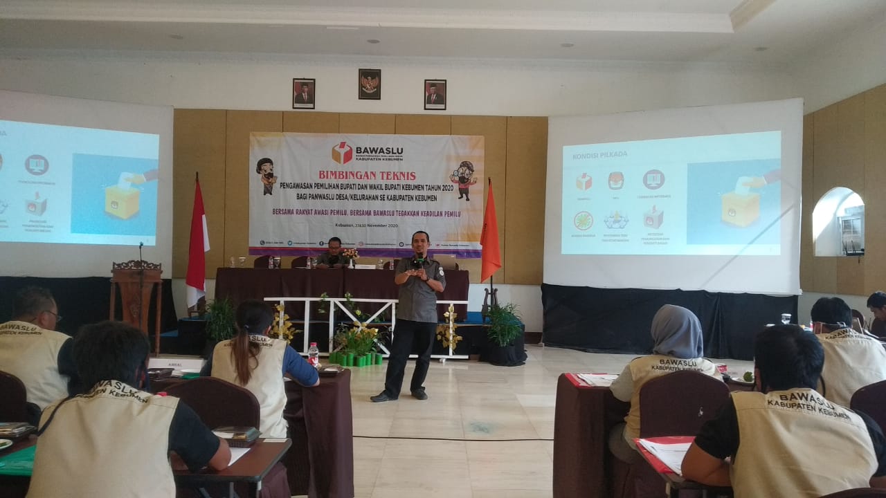 Bawaslu Kabupaten Kebumen Gelar Bimbingan Teknis bagi PKD Jelang Pemungutan Suara