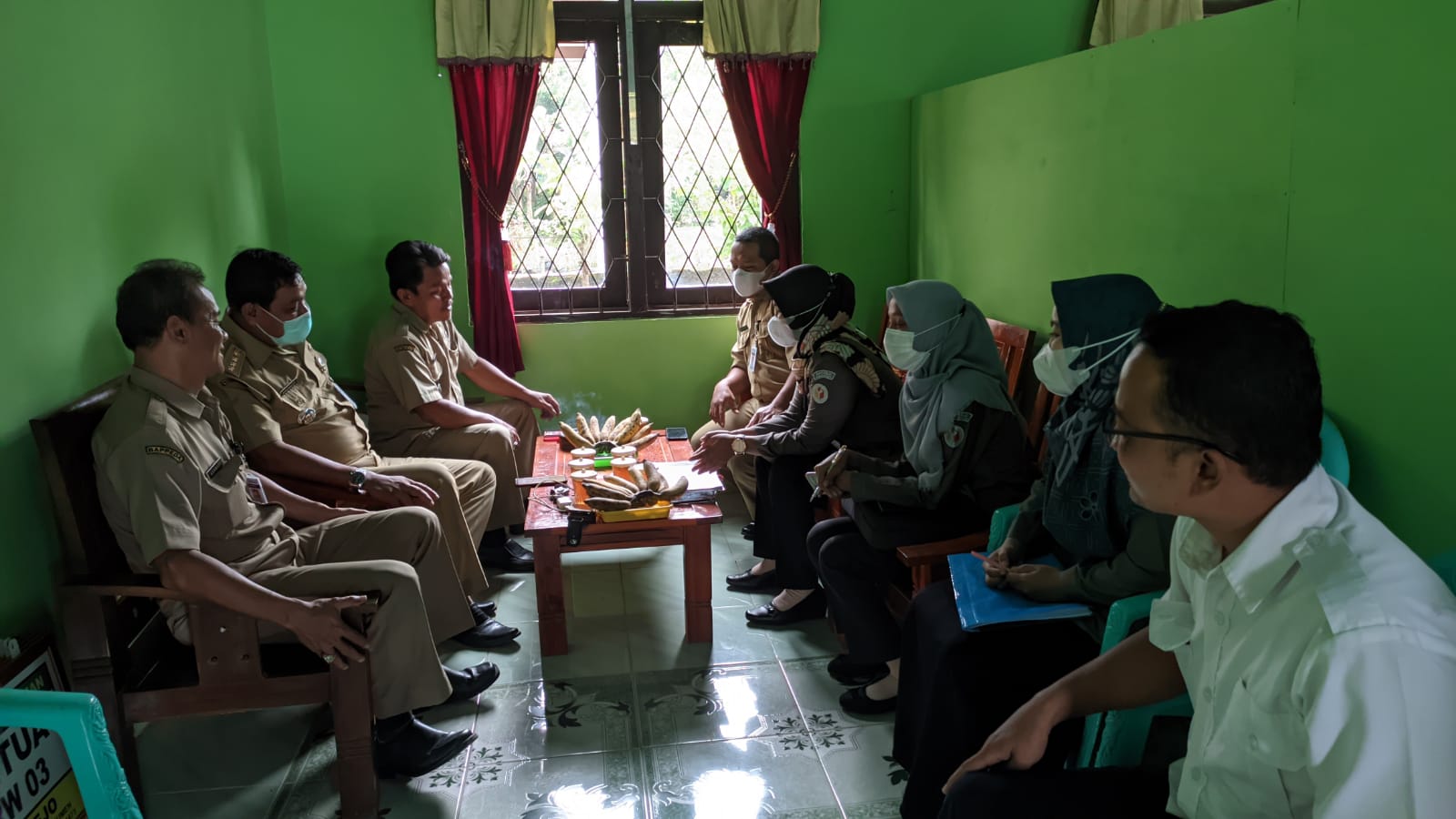 Bawaslu Kabupaten Kebumen Koordinasi dengan Pemerintah Desa Bulurejo tentang Pembentukan Desa Anti Politik Uang