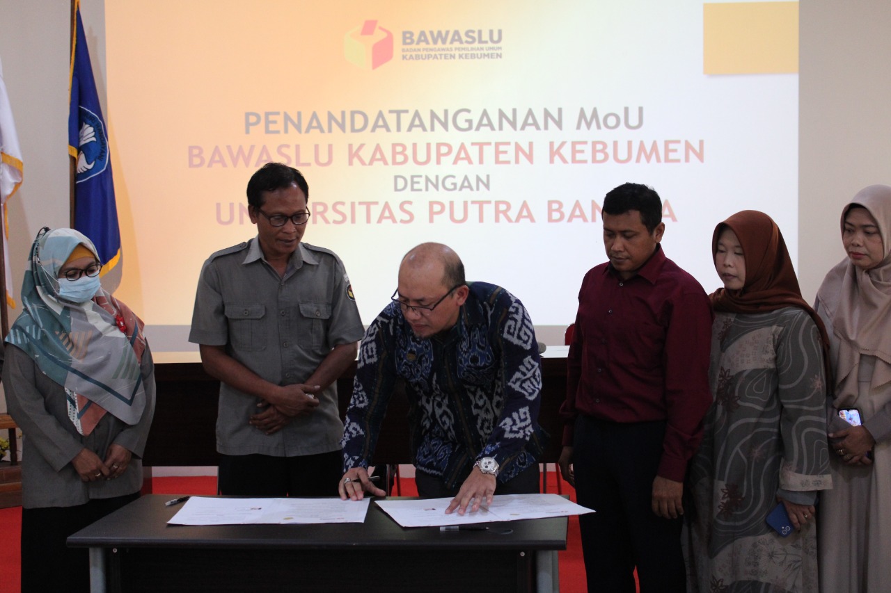 Mahasiswa sebagai Agen Perubahan, Bawaslu adakan Pendidikan Politik di Universitas Putra Bangsa (UPB) Kebumen