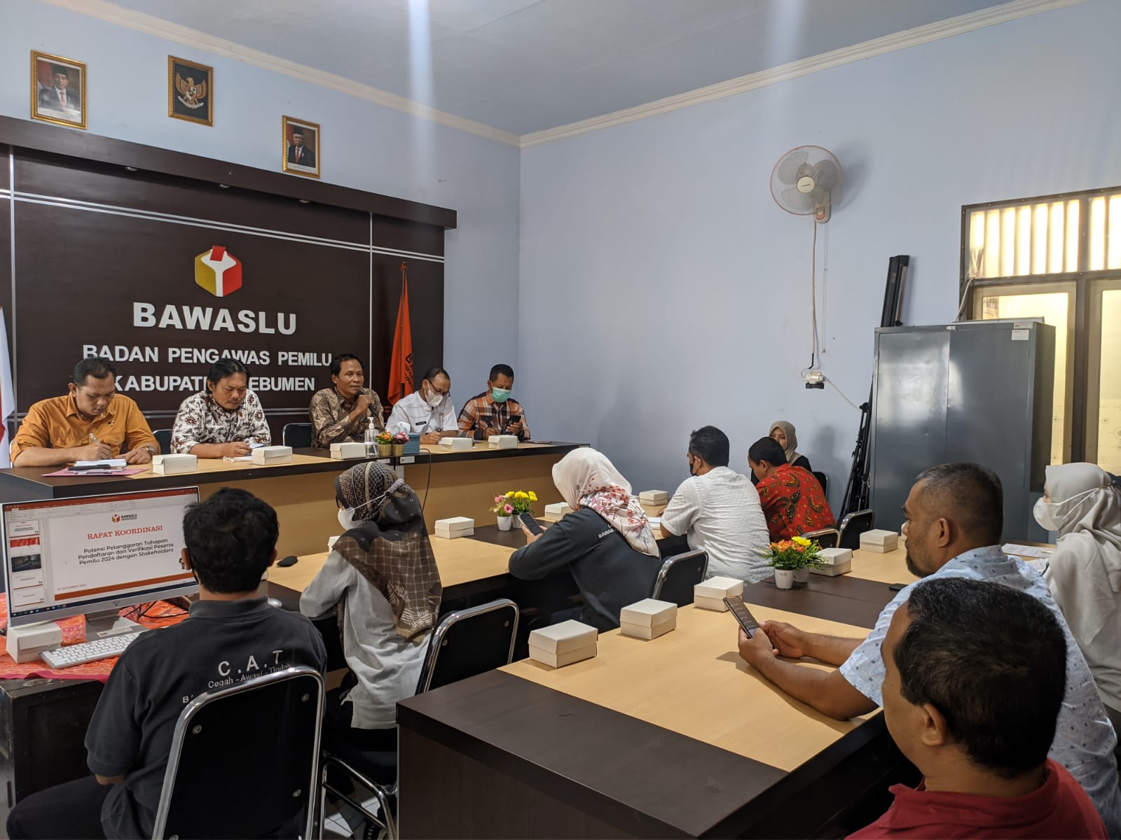Bawaslu Kebumen Bahas Potensi Pelanggaran Verifikasi Peserta Pemilu