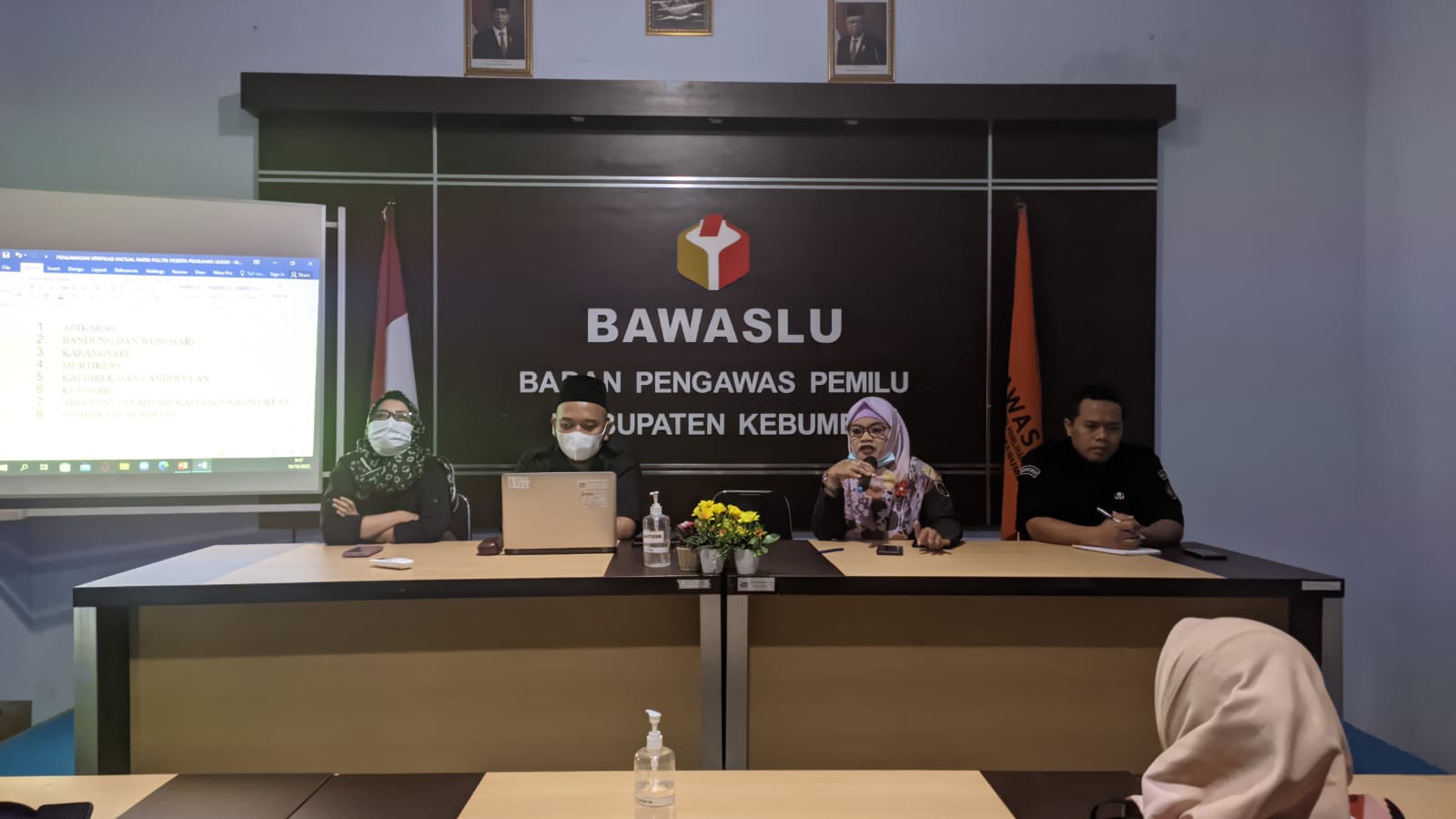 Bawaslu Kabupaten Kebumen Ingatkan KPU Kebumen tentang Potensi Pelanggaran pada Tahapan Verifikasi Faktual