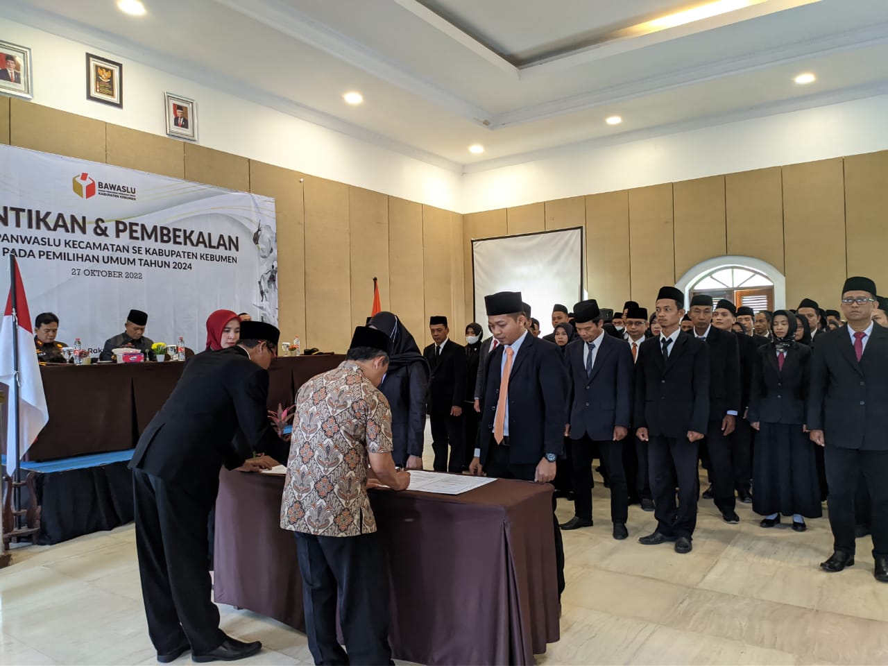 Bawaslu Kebumen Lantik 78 Anggota Panwaslu Kecamatan