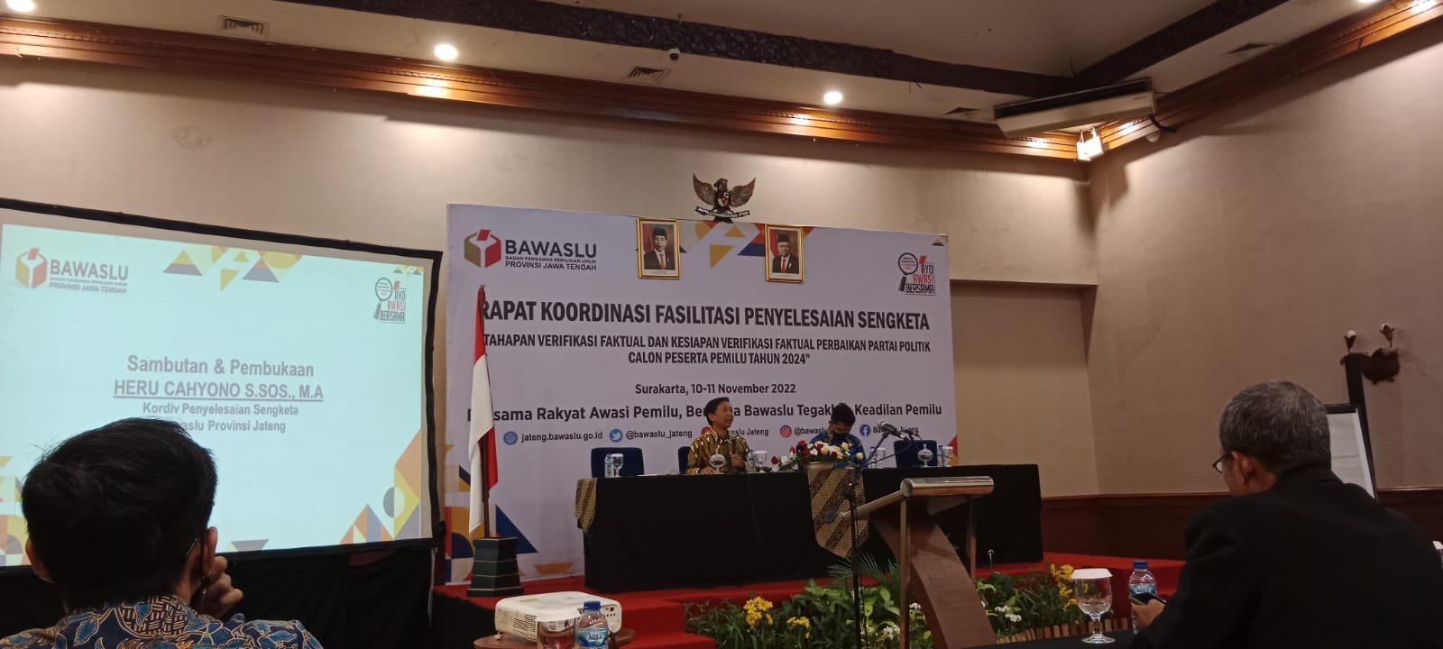 Jelang Verifikasi Faktual Perbaikan Bawaslu gelar Rakor Fasilitasi Penyelesaian Sengketa