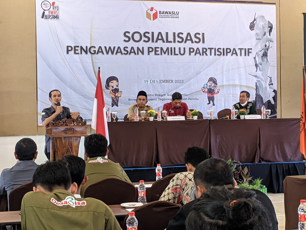 Pendamping Keluarga Harapan (PKH) dan Pendamping Desa Se-kebumen deklarasikan Siap Mengawasi Pemilu