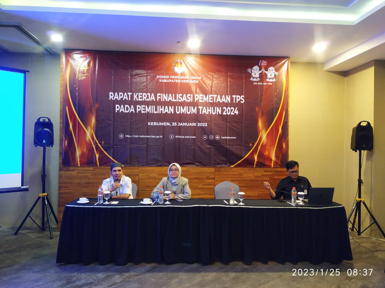 BAWASLU KEBUMEN HADIRI RAKER FINALISASI PEMETAAN TPS