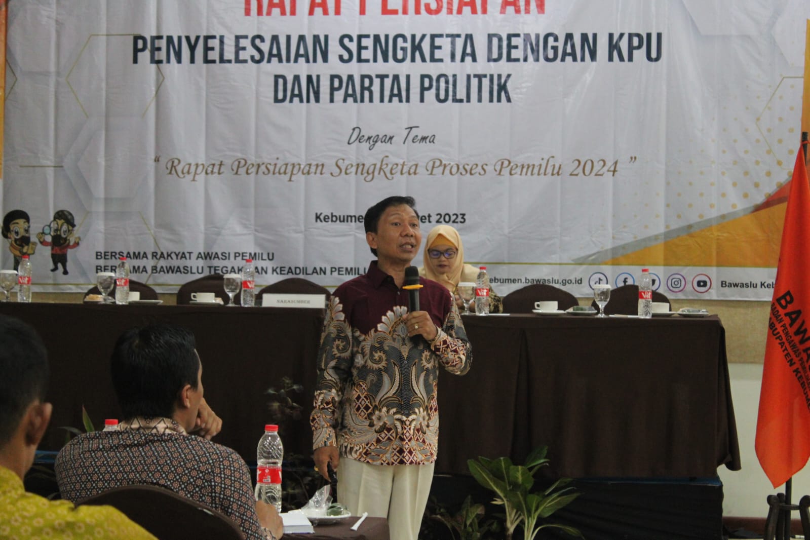 <strong>Samakan Persepsi, Bawaslu Kebumen gelar Rapat Persiapan Penyelesaian Sengketa</strong>