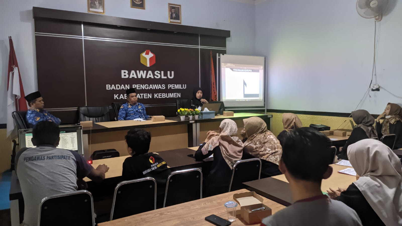 Bawaslu Kebumen Undang Disarpus Kebumen guna Diskusikan Arsip Bawaslu