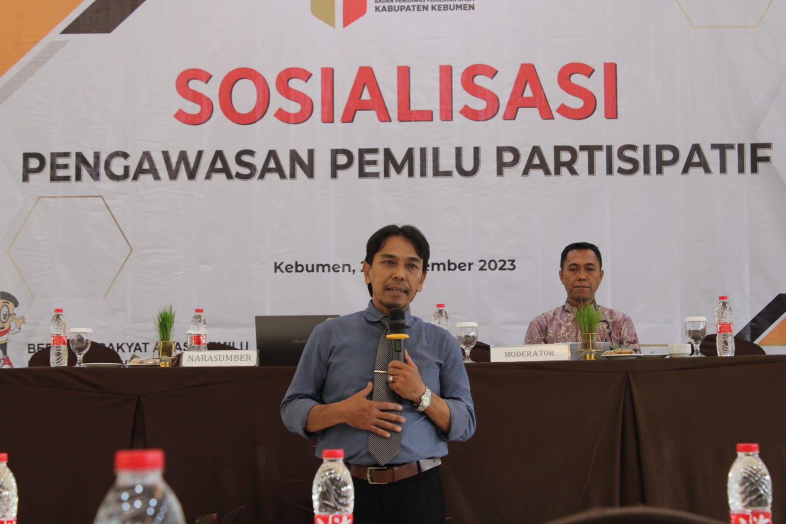 Bawaslu Kebumen Gelar Sosialisasi Pengawasan Pemilu Partisipatif