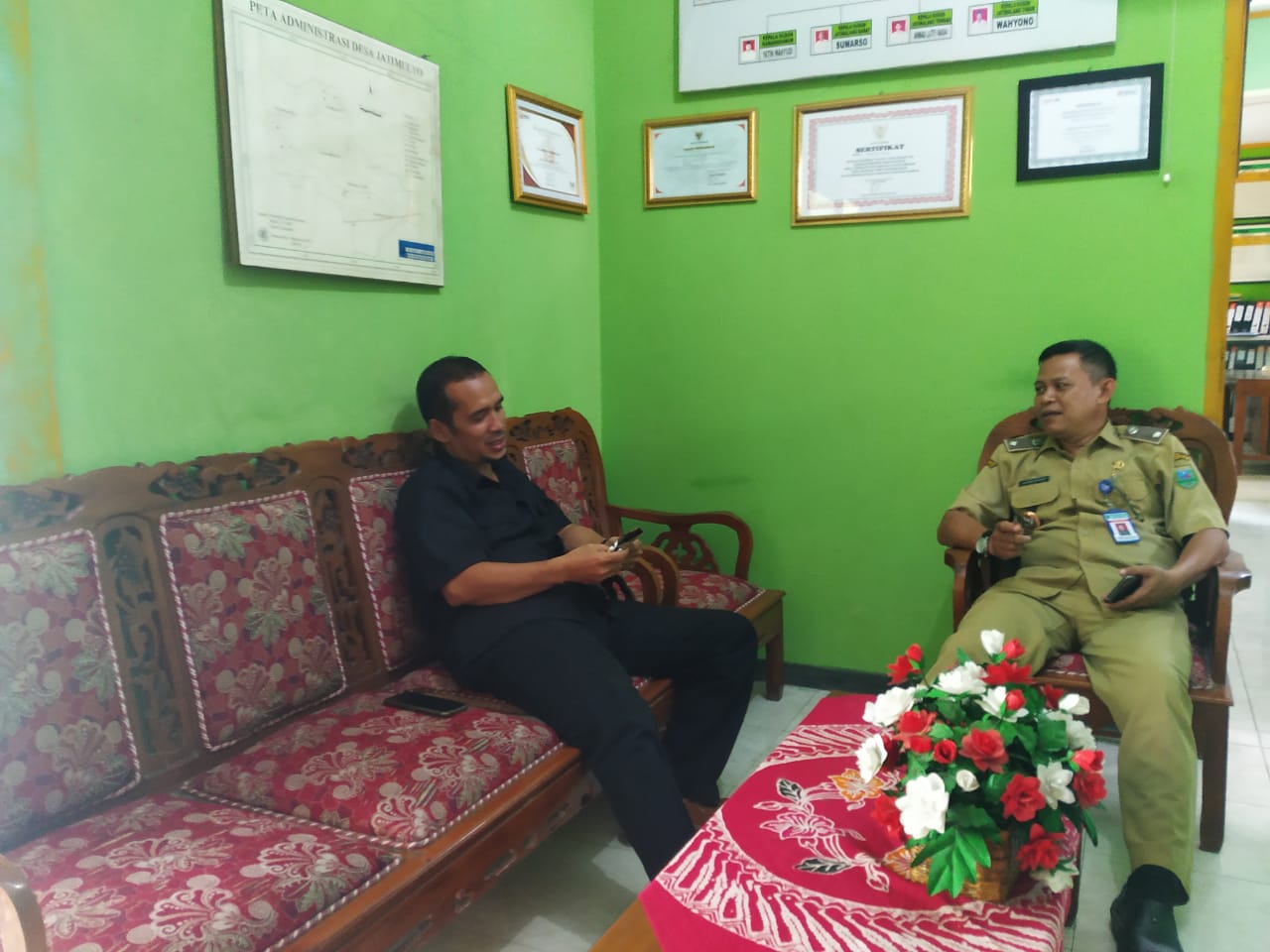 <strong>Pemerintahan Desa Jatimulyo Jadi Percontohan Desa Tertib Admisnistrasi Data Penduduk</strong>