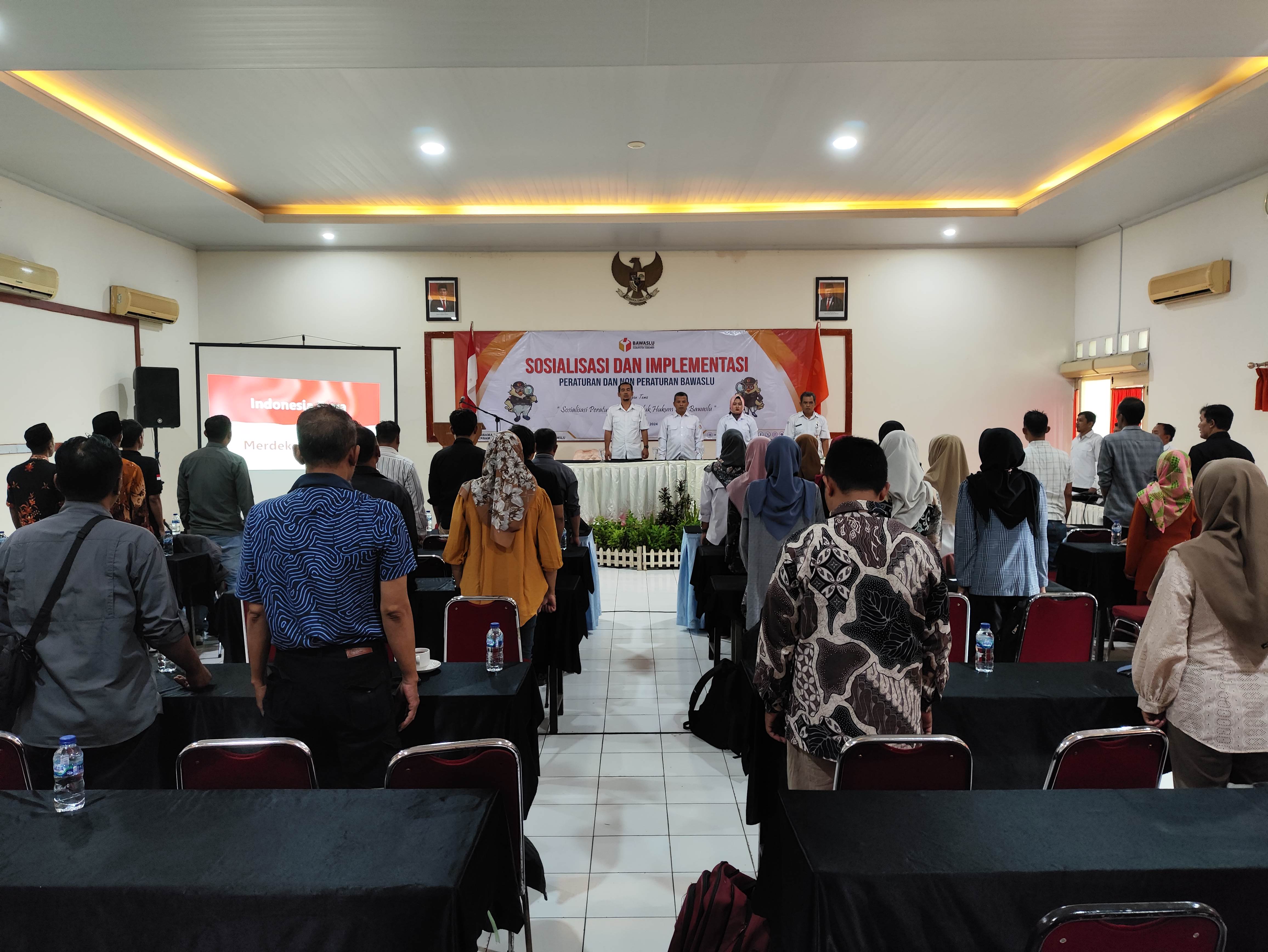 Hindari Potensi Kerawanan Pemilu, Bawaslu Kebumen Gelar Sosialisasi Sosialisasi Peraturan dan produk hukum non perbawaslu