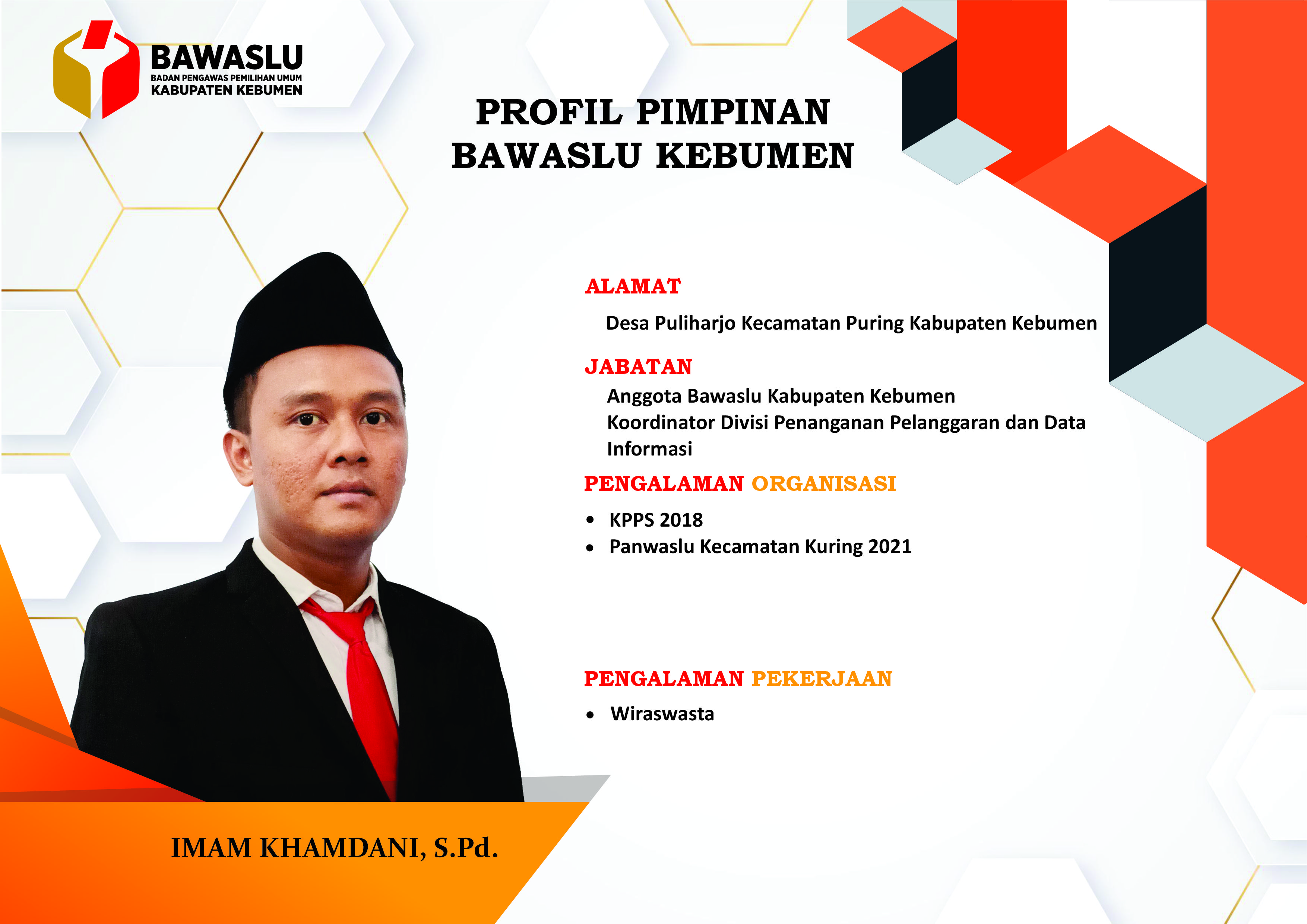 Anggota Bawaslu Kebumen