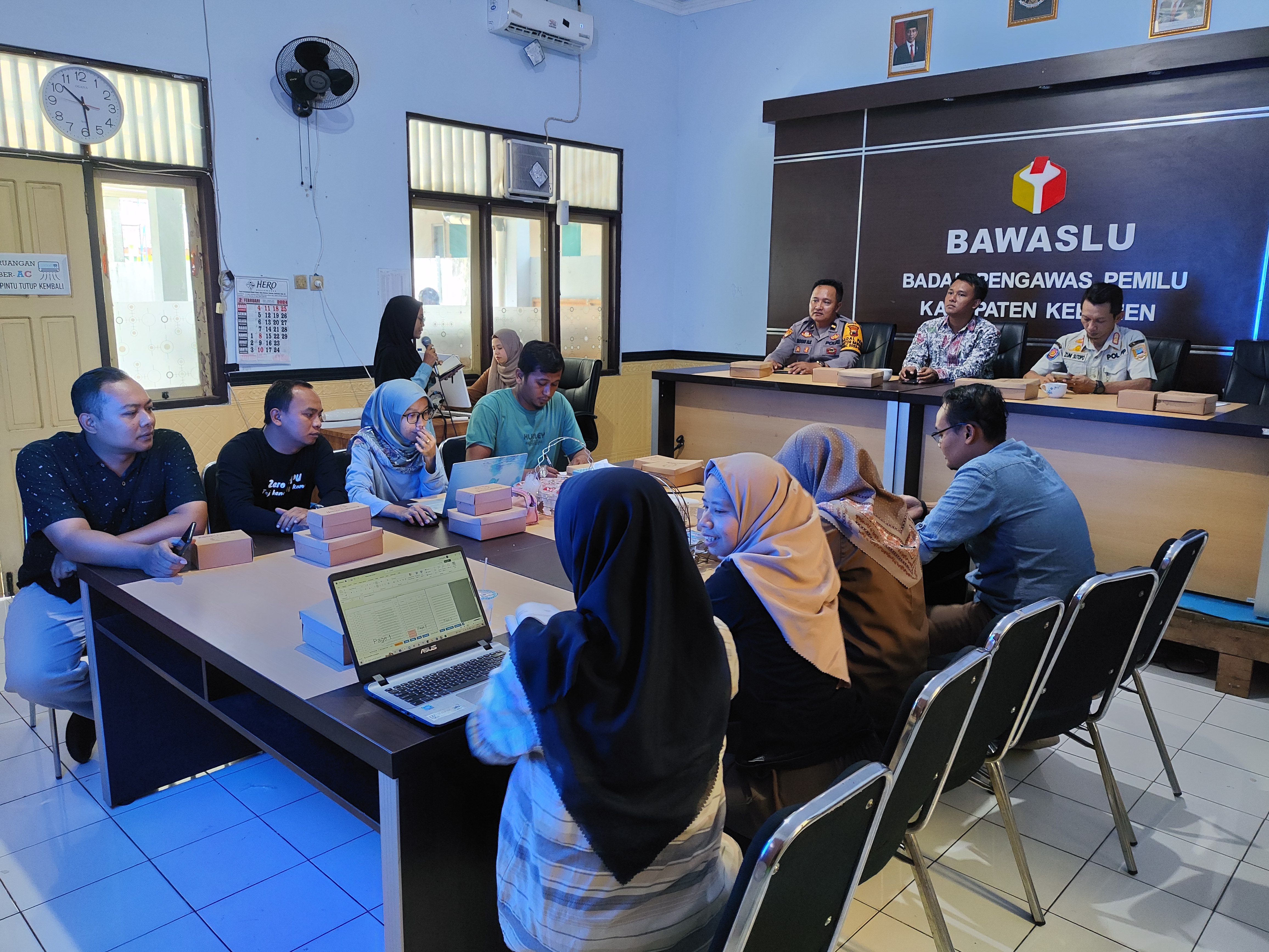 Jelang Masa Tenang, Bawaslu Kebumen Adakan Rapat Persiapan Masa Tenang