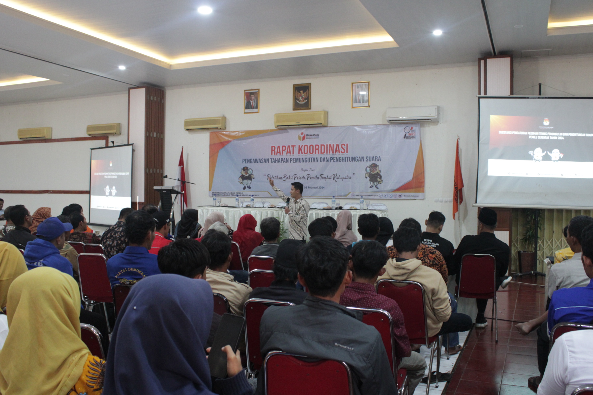 Bawaslu Kebumen Gelar Bimtek Saksi Pemilu 2024