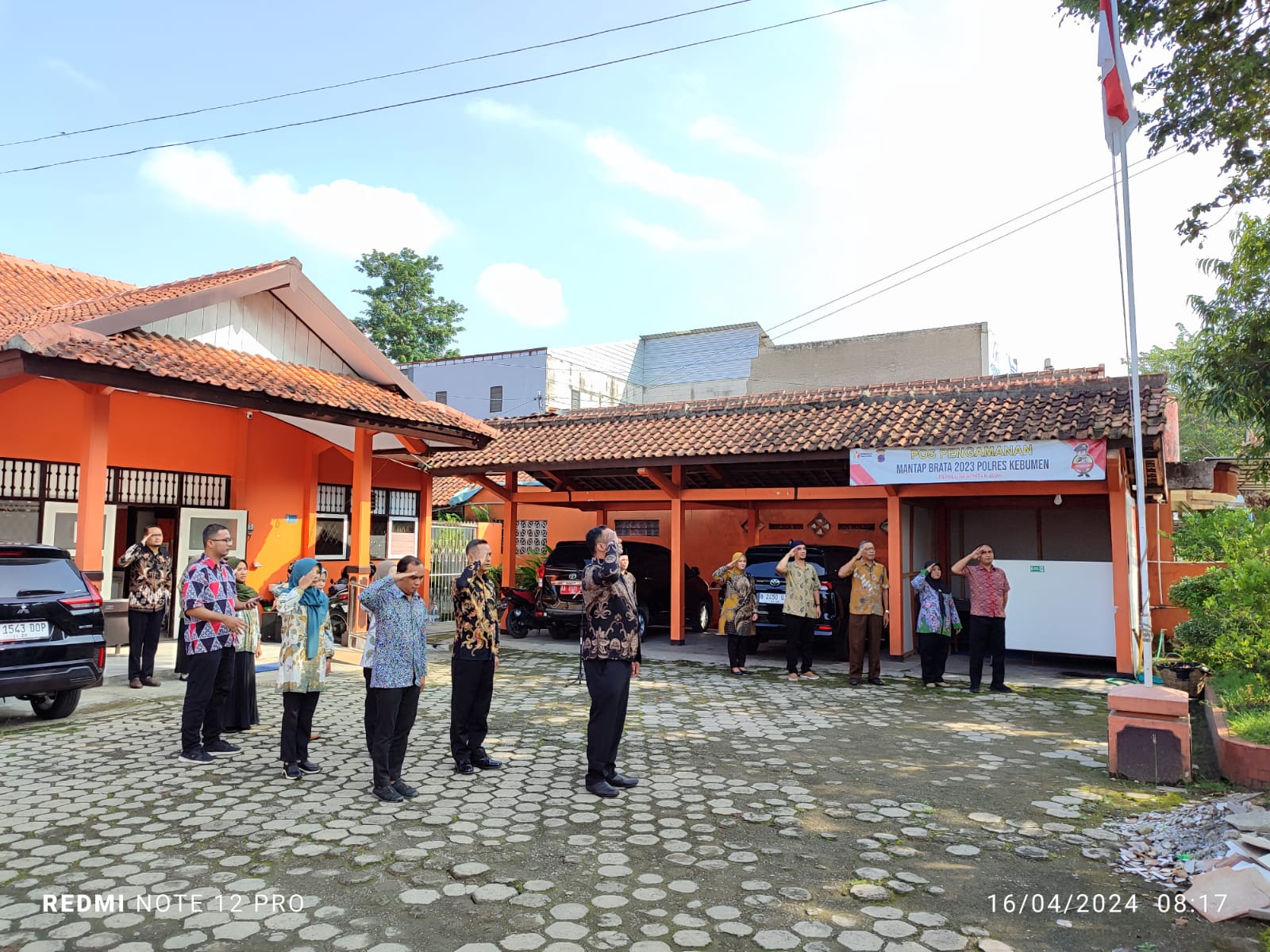 Rayakan HUT Bawaslu ke-16, Bawaslu Kebumen Gelar Apel Pagi