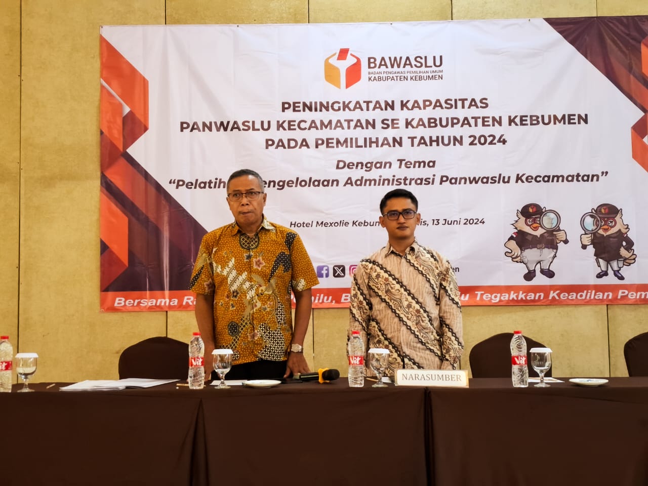 Mengoptimalkan Pengawasan Pemilihan 2024: Pelatihan Kapasitas Panwaslu Kecamatan SeKabupaten Kebumen