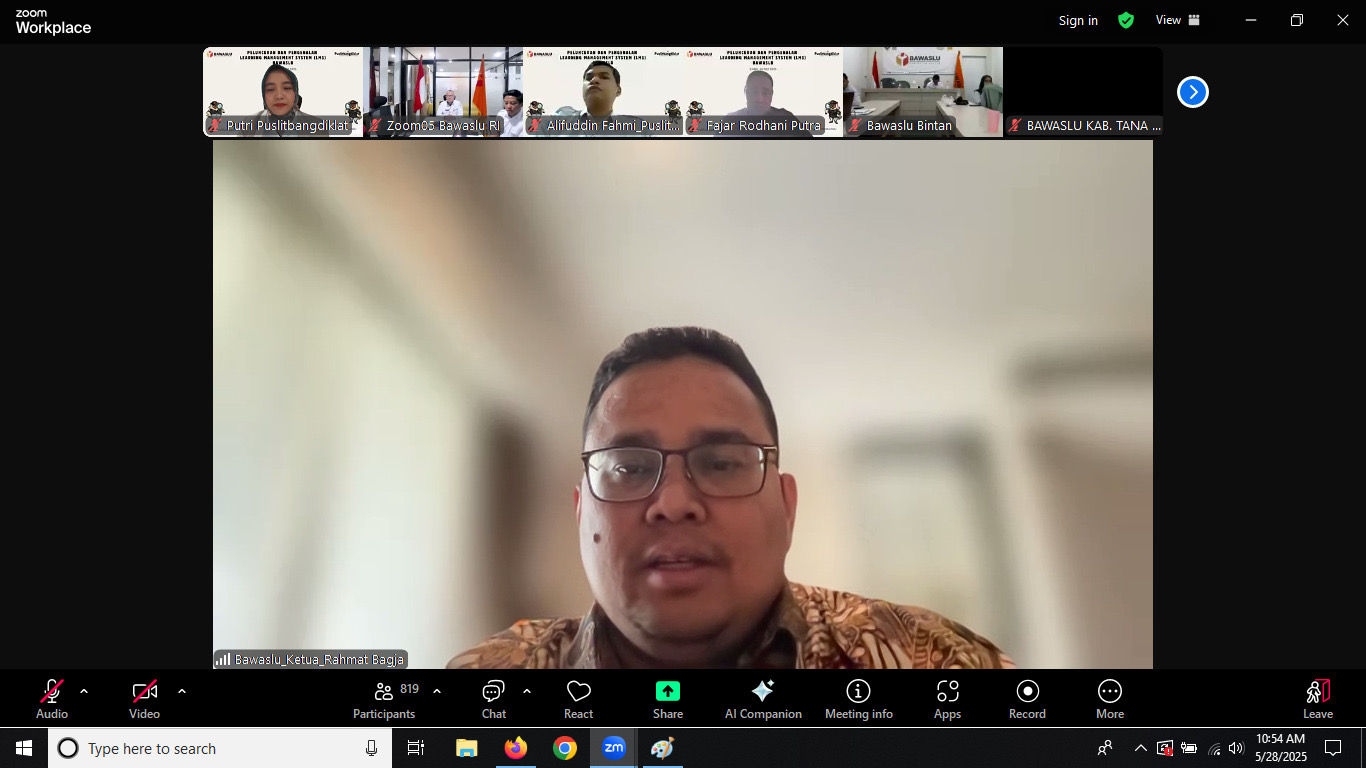 Launching LMS Bawaslu