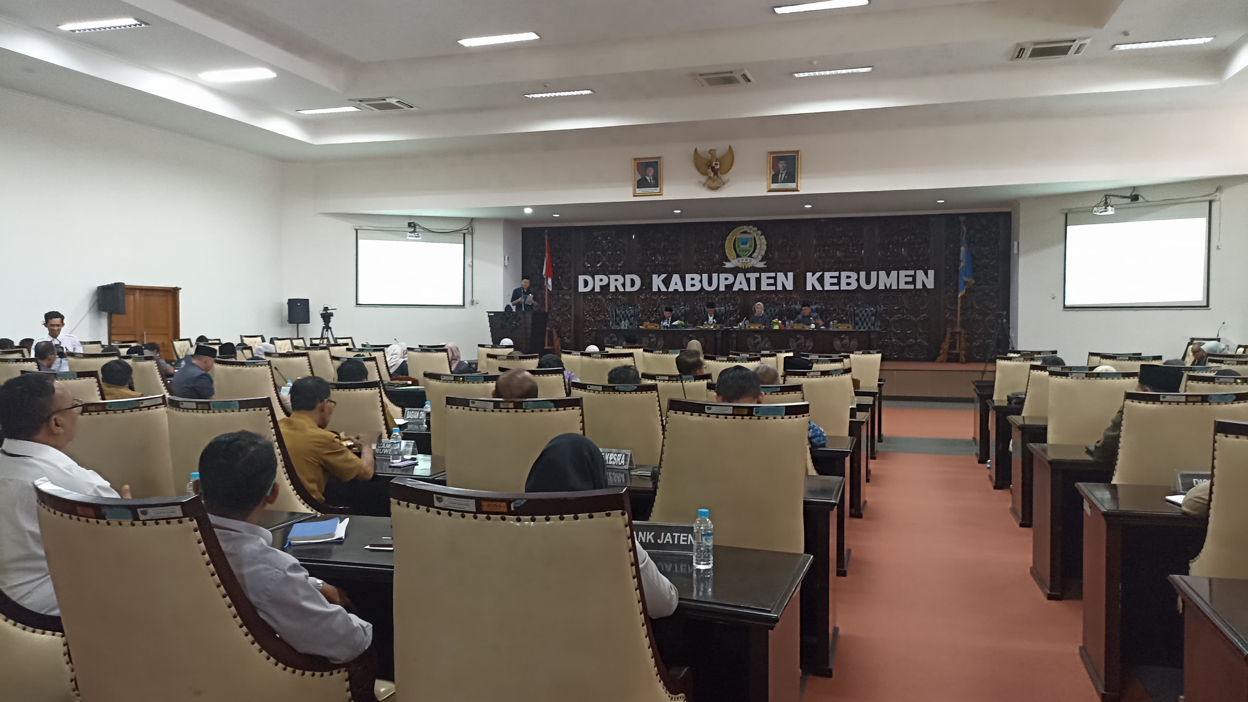 Bawaslu Kabupaten Kebumen menghadiri Rapat Paripurna (Rapur) DPRD Kabupaten Kebumen