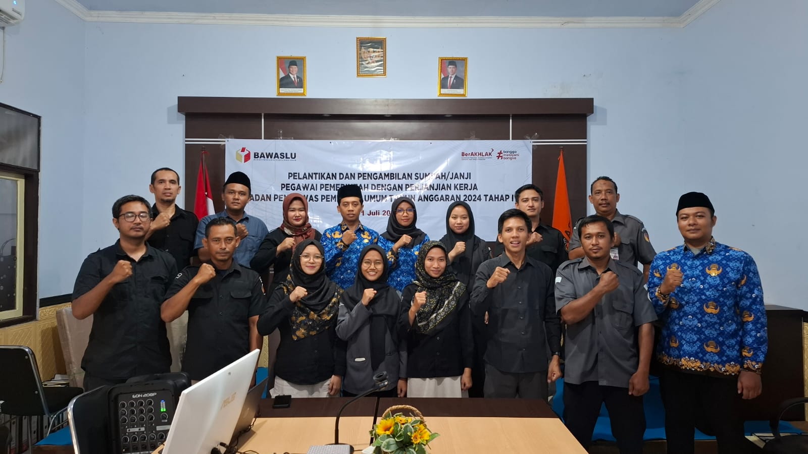 Bawaslu Kebumen Resmi Miliki Dua ASN Baru