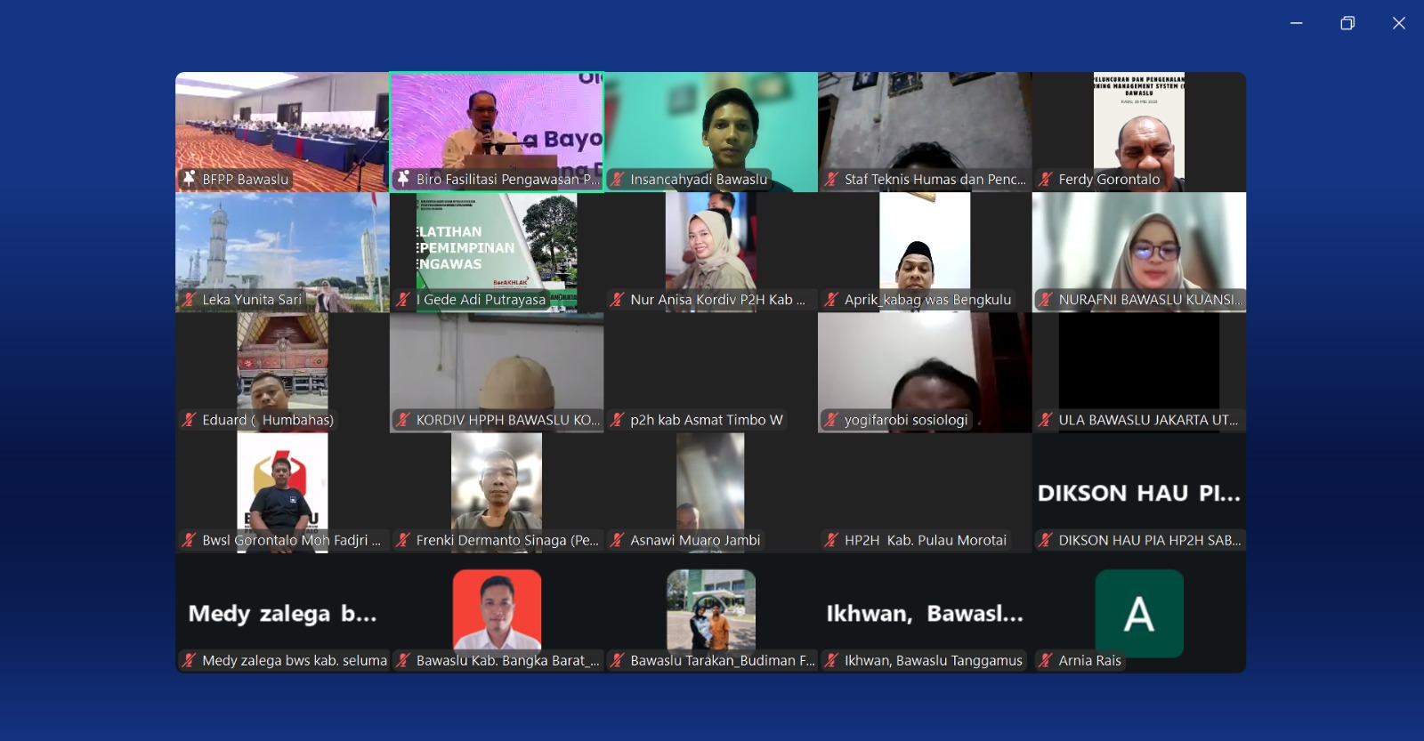 Bawaslu Kebumen Ikuti Rakor Evaluasi Pengawasan Data Pemilih Berkelanjutan 2025