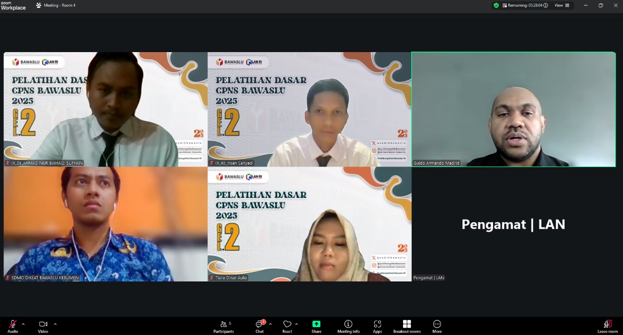 Internalisasi Core Value ASN (BerAkhlak) Melalui Aktualisasi Latsar CPNS