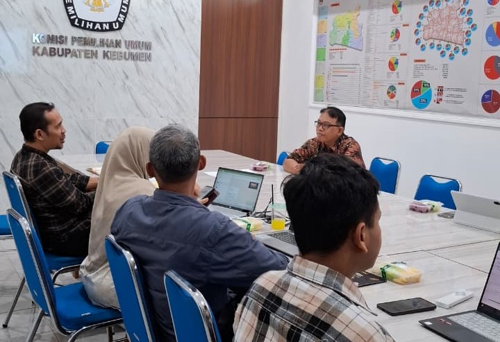 Sinkronisasi Data PDPB Triwulan IV di KPU Kebumen