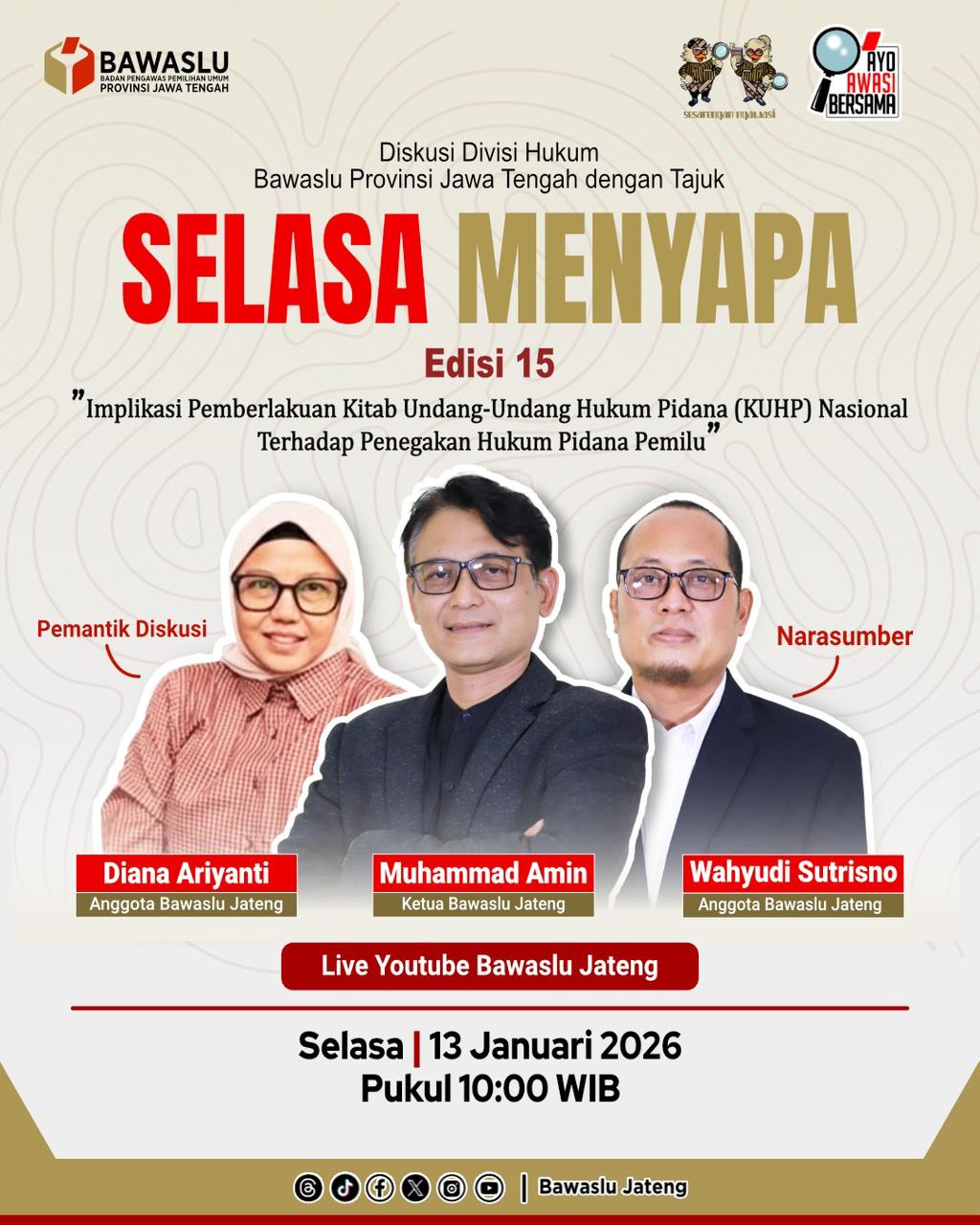 Diskusi Implikasi KUHP Baru Terhadap Pidana Pemilu