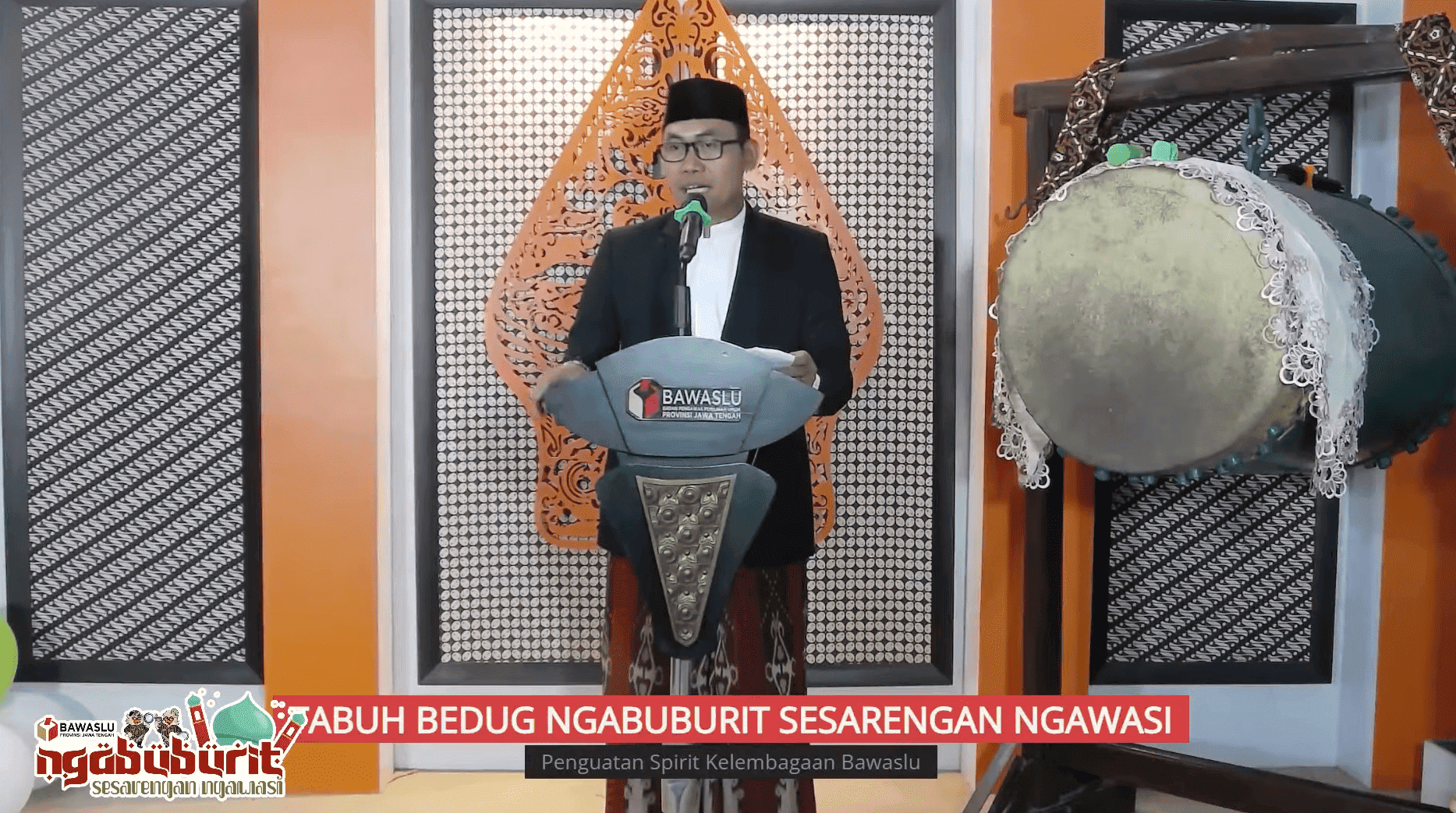 Siapkan 458 Kegiatan Selama Ramadan, Bawaslu Jateng Tabuh Beduk Ngabuburit Sesarengan Ngawasi