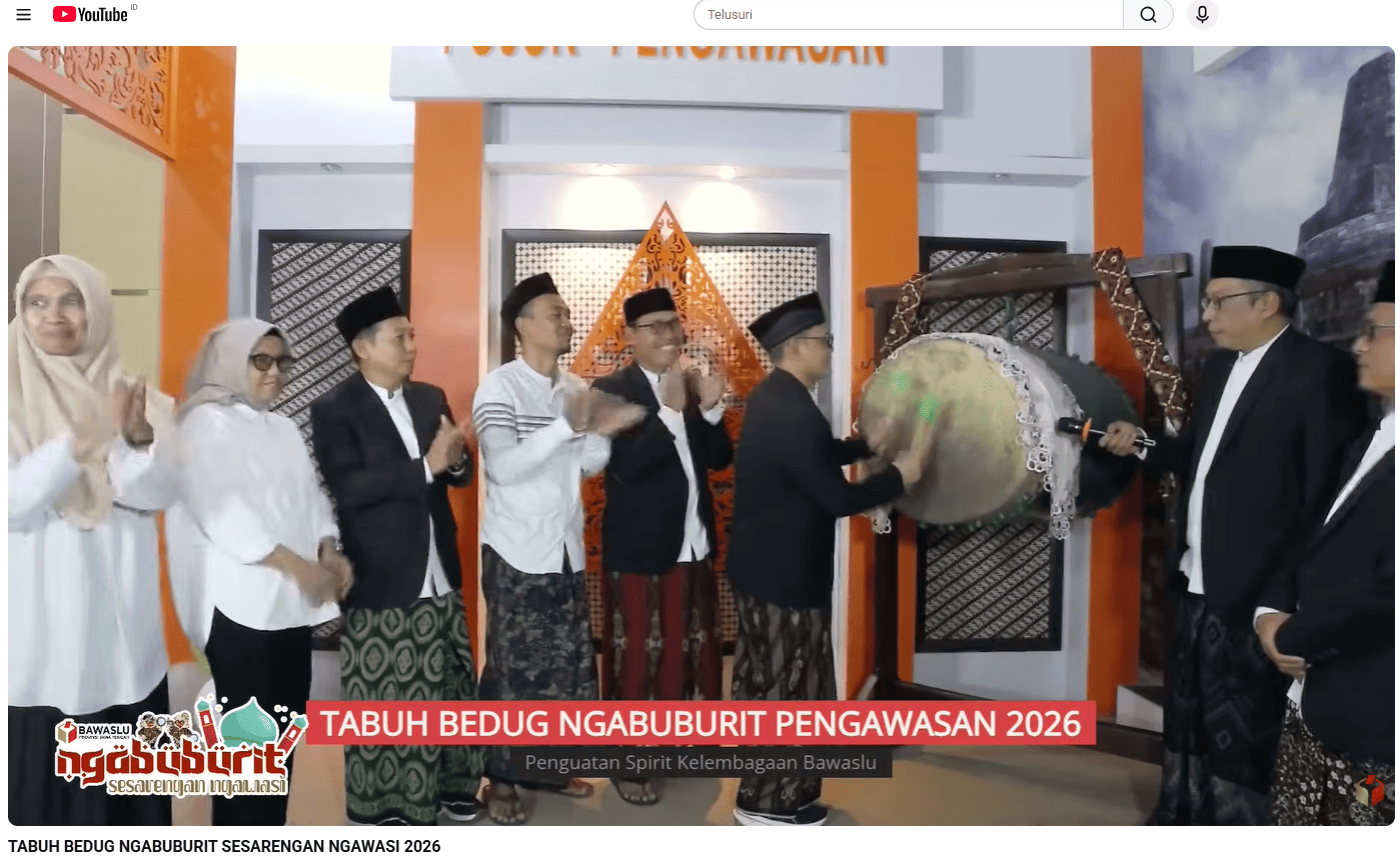 Tabuh Beduk Ngabuburit Sesarengan Ngawasi: Strategi Bawaslu Jateng Rawat Integritas di Bulan Ramadan