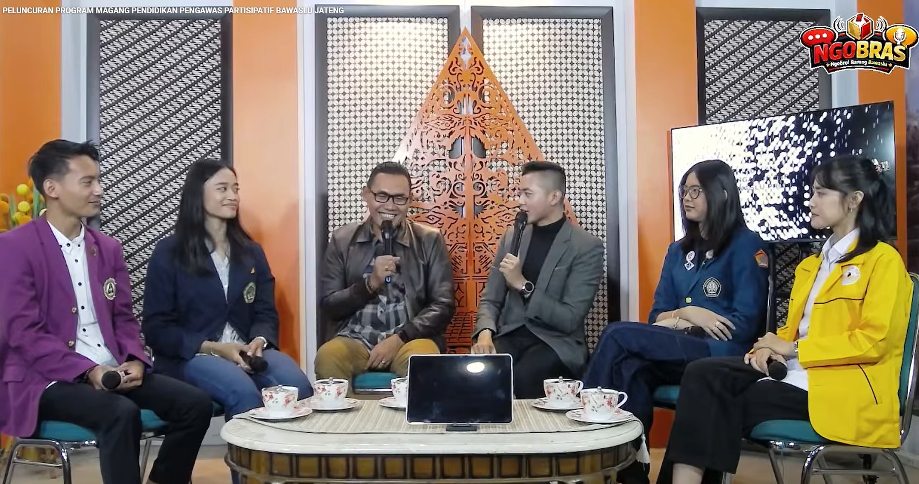 Talkshow Ngobras Magang Tematik Pendidikan Pengawas Partisipatif Bawaslu Jateng