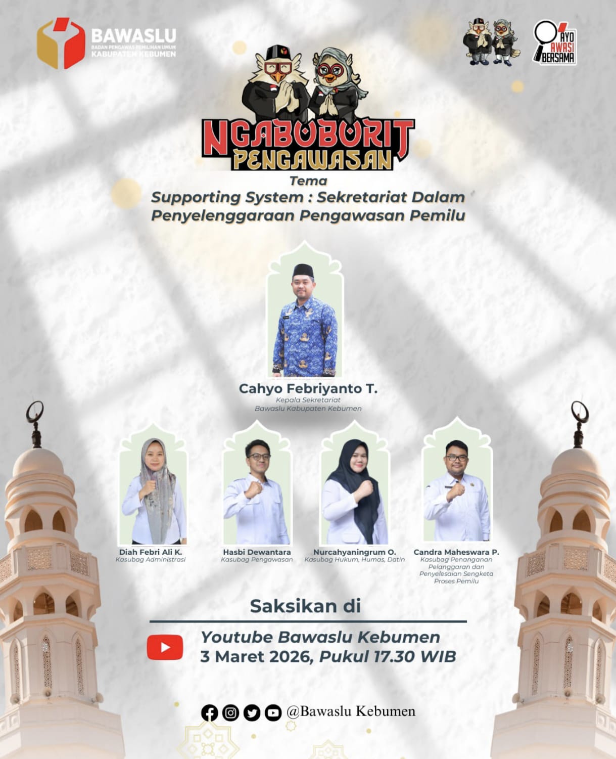 Ngabuburit Edisi 5: Sekretariat Dalam Penyelenggaraan Pengawasan Pemilu