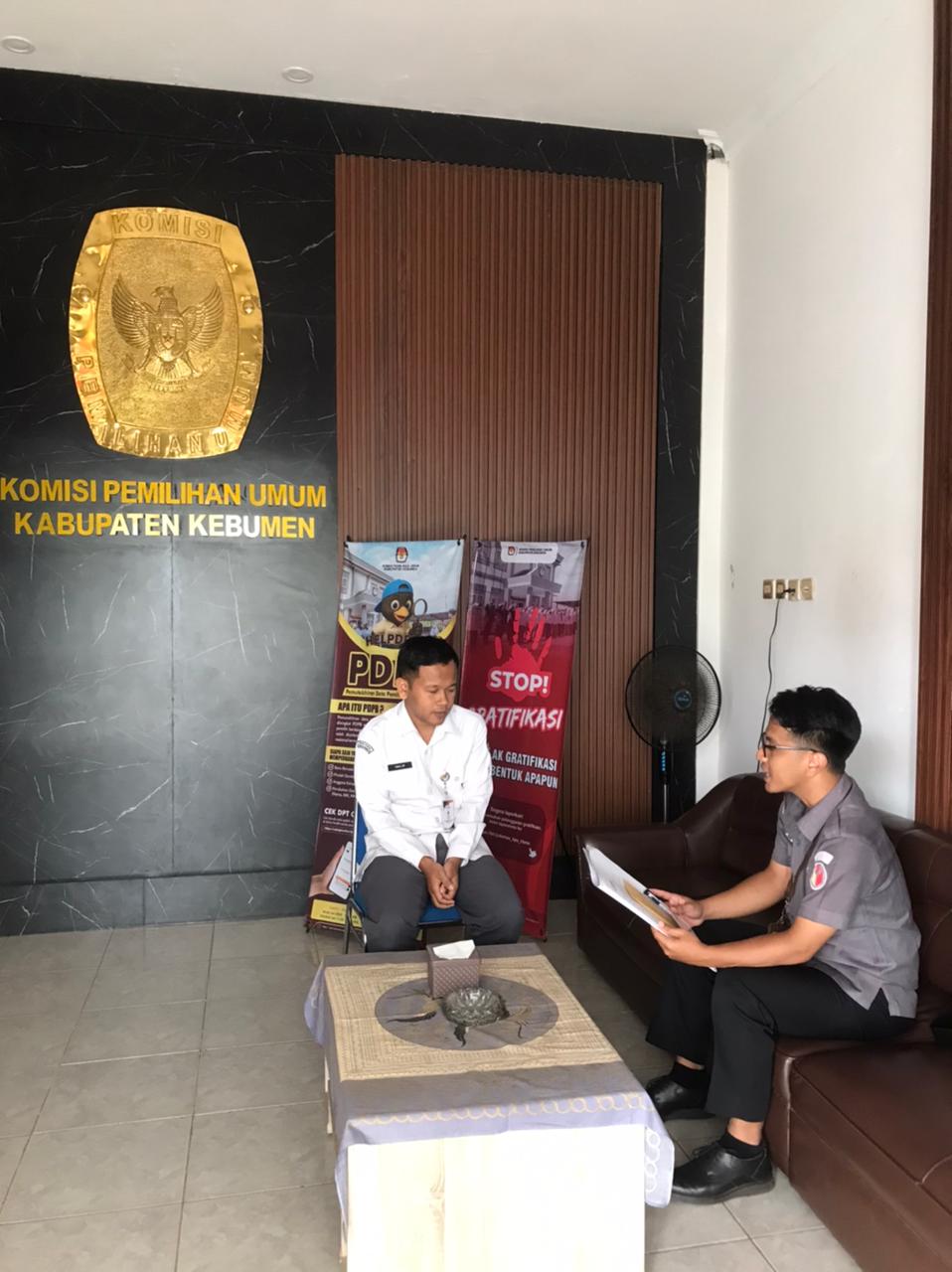 Sambut Triwulan II, Bawaslu Kabupaten Kebumen Sampaikan Saran Perbaikan PDPB kepada KPU Kebumen