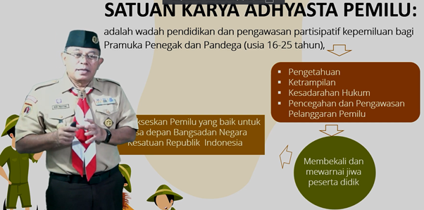 Bawaslu Kabupaten Kebumen ikuti Penguatan Karakter Pramuka untuk Pengawasan Pemilu