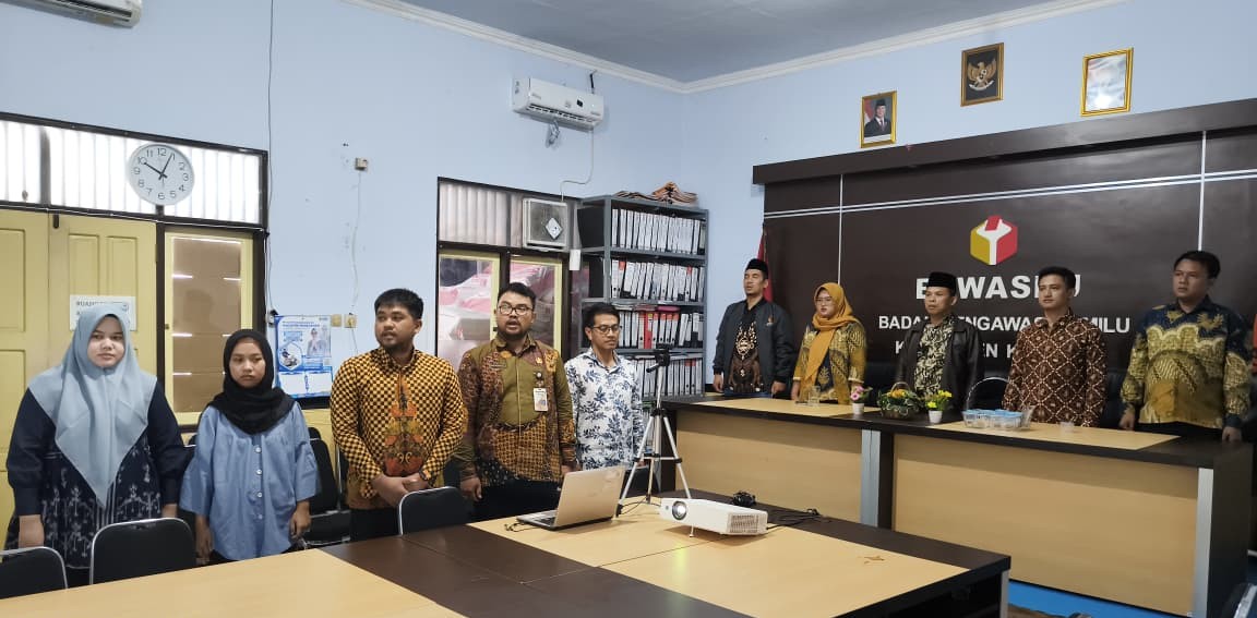 Bawaslu Kebumen Hadiri Peringatan HUT Bawaslu RI Ke-18 Secara Daring