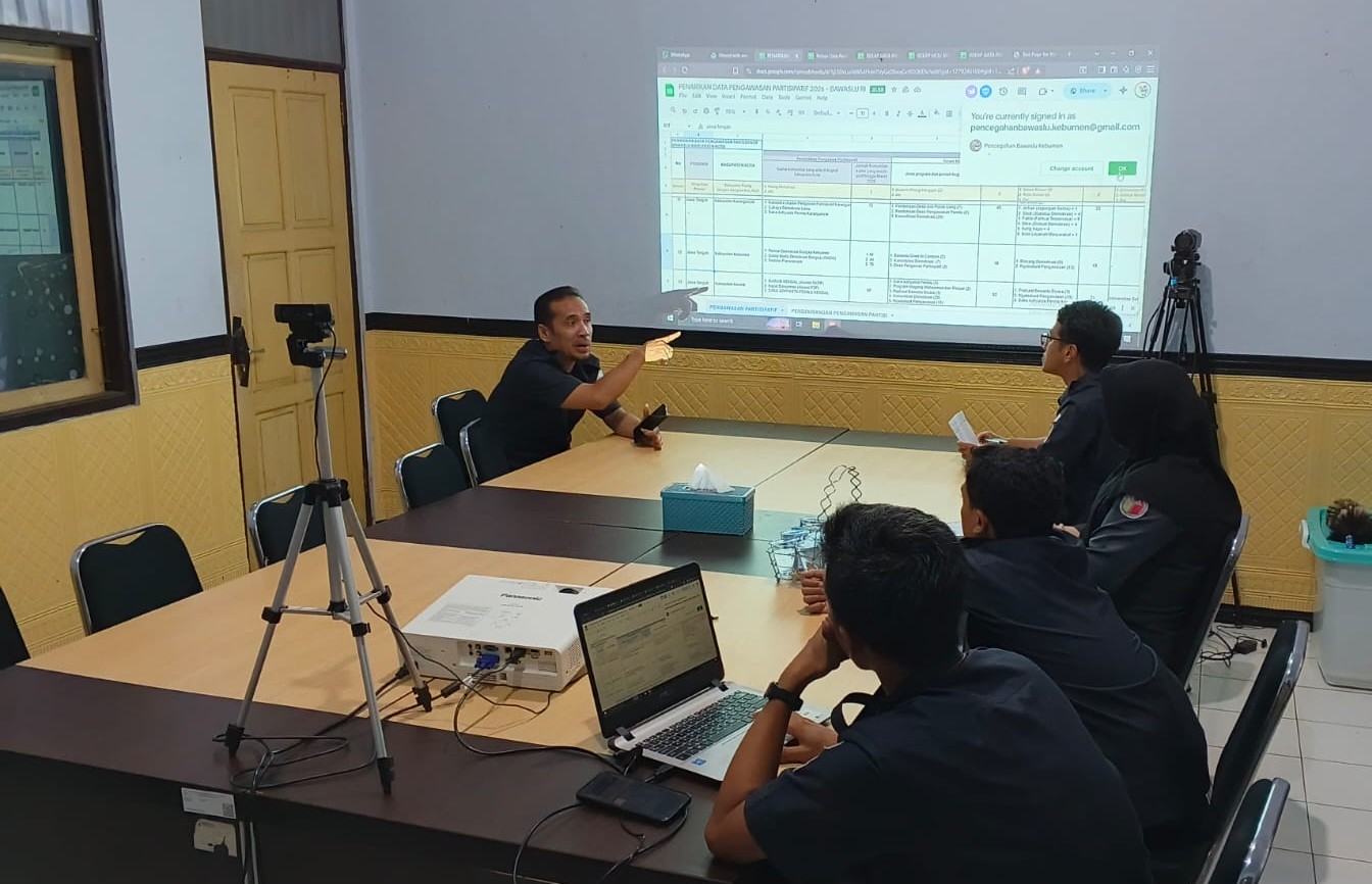 BAWASLU KEBUMEN BERSIAP MELAKSANAKAN PENDIDIKAN PENGAWAS PARTISIPATIF