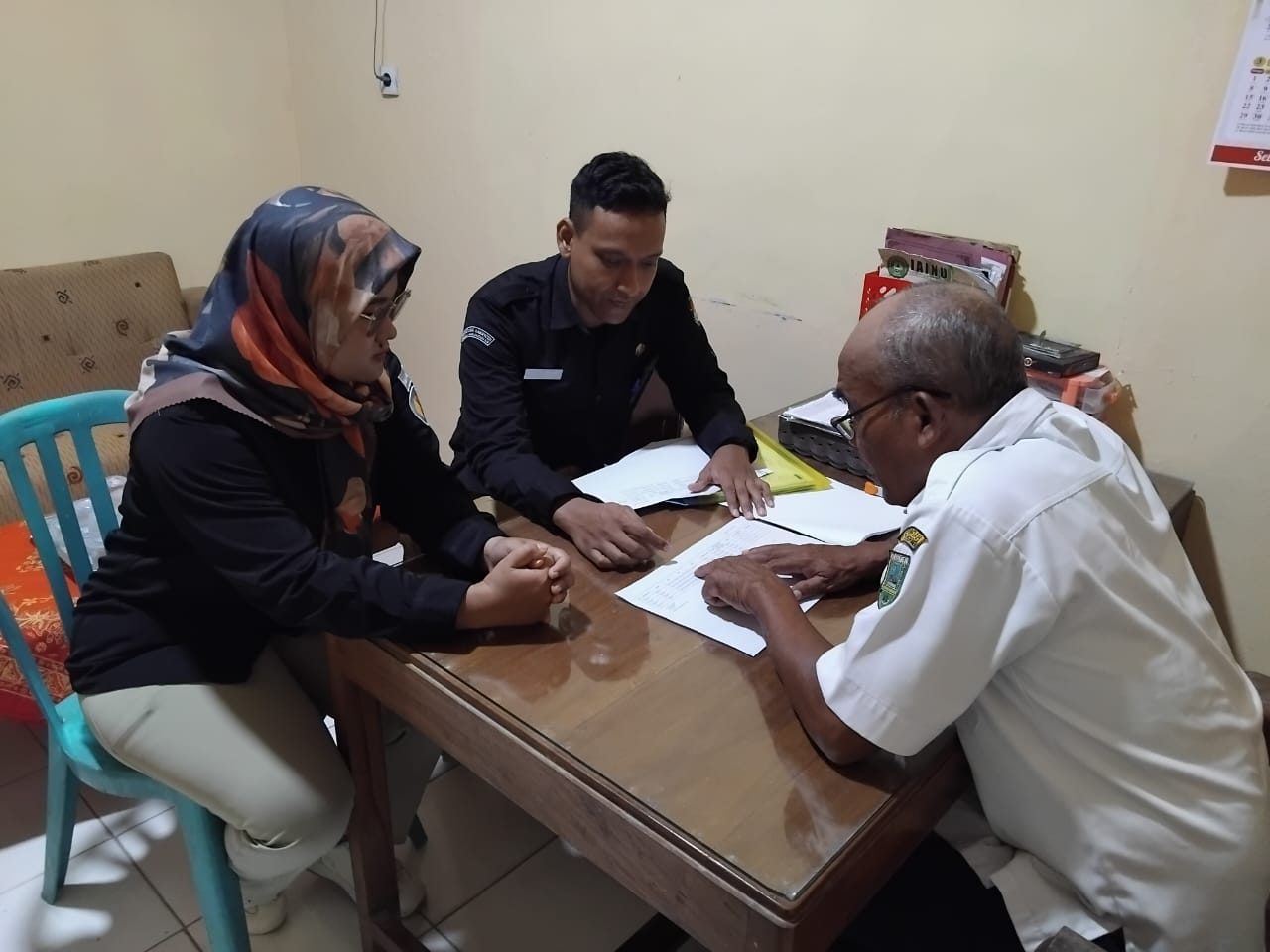 Perkuat Akurasi Data Pemilih Bawaslu Kebumen lakukan Uji Petik dan Pengawasan Coktas di Alian