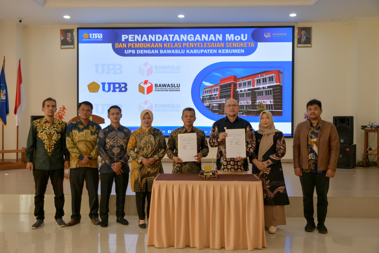 Bawaslu Kebumen dan UPB Jalin Kerja Sama Pendidikan Demokrasi dan Pengawasan Partisipatif