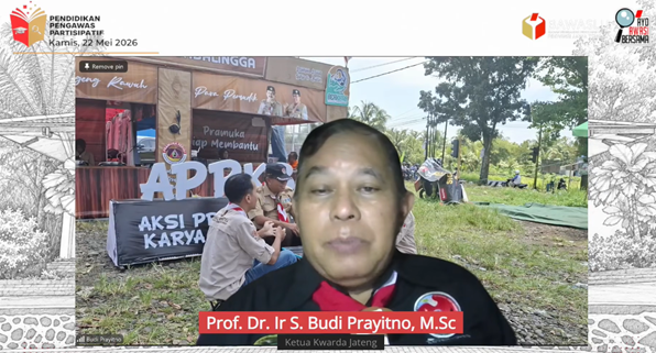 Kwarda Pramuka Jateng: Generasi Muda Harus Menjadi Pelopor Pengawasan Demokrasi