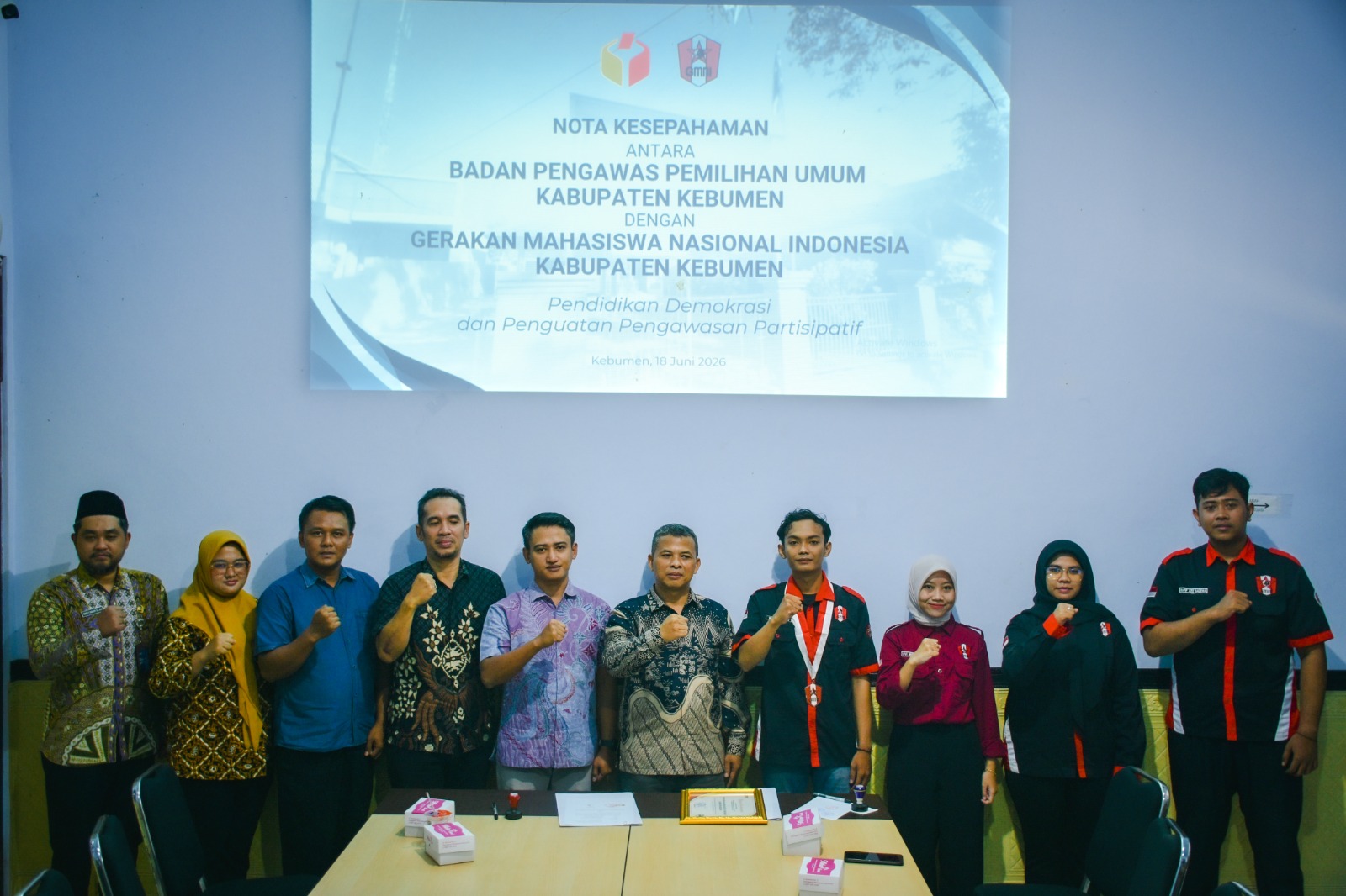 Bawaslu Kebumen dan GMNI Perkuat Pengawasan Partisipatif