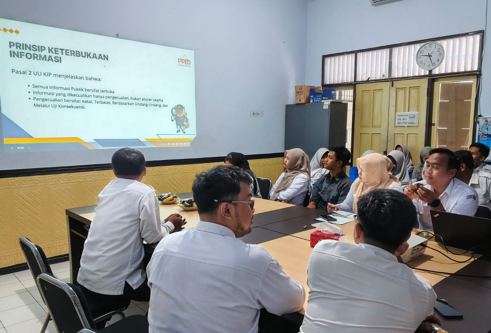 Pemaparan materi oleh Kordiv PP Datin Imam Khamdani